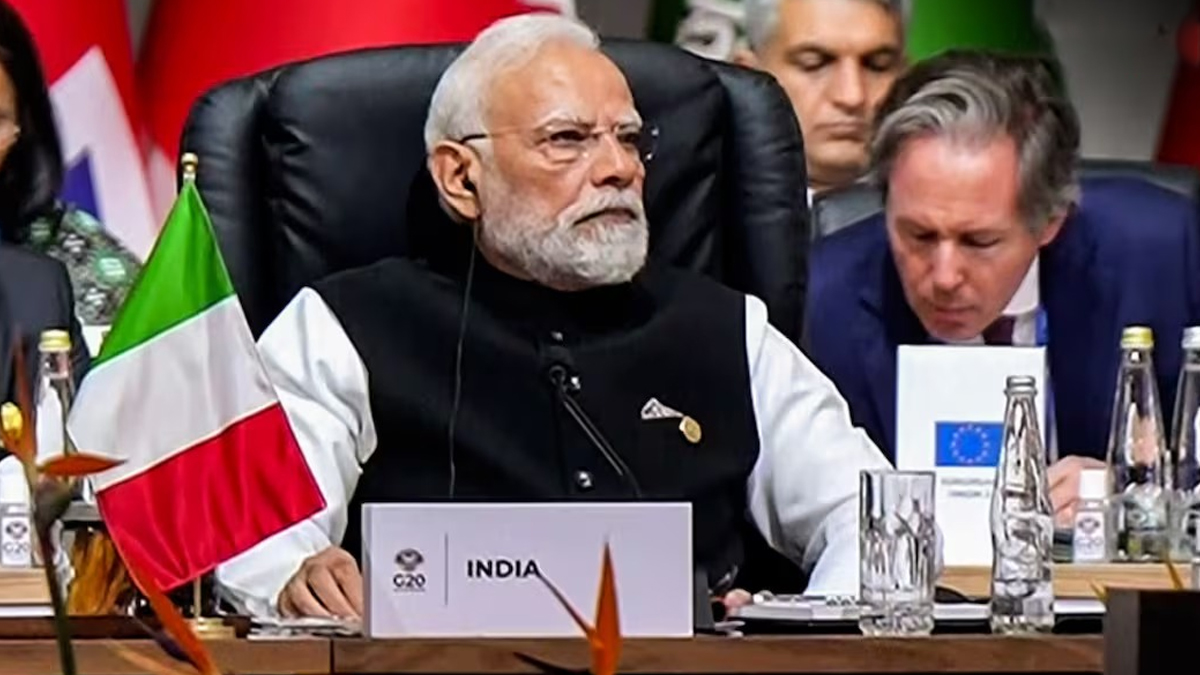 দক্ষিণ আফ্ৰিকাত অনুষ্ঠিত জি-২০ শীৰ্ষ সন্মিলনত প্ৰধানমন্ত্ৰী মোদী