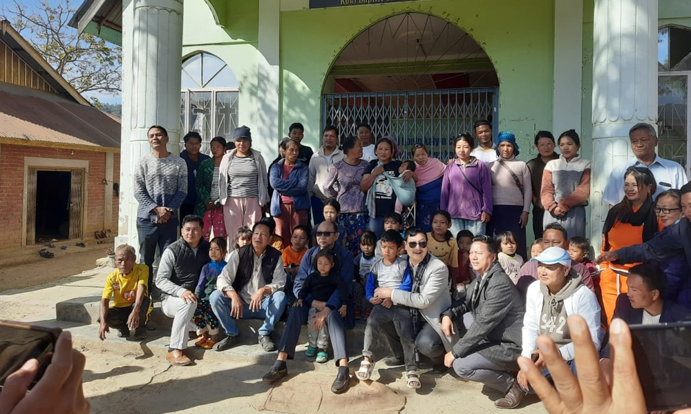 Meitei BJP MLA Makes Historic Visit to Kuki Villages, Calls for Peace and Unity in Manipur