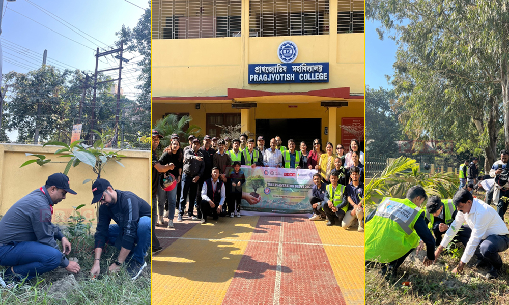 USHA Marks 90 Years with Tree Plantation Drive Honouring Zubeen Garg