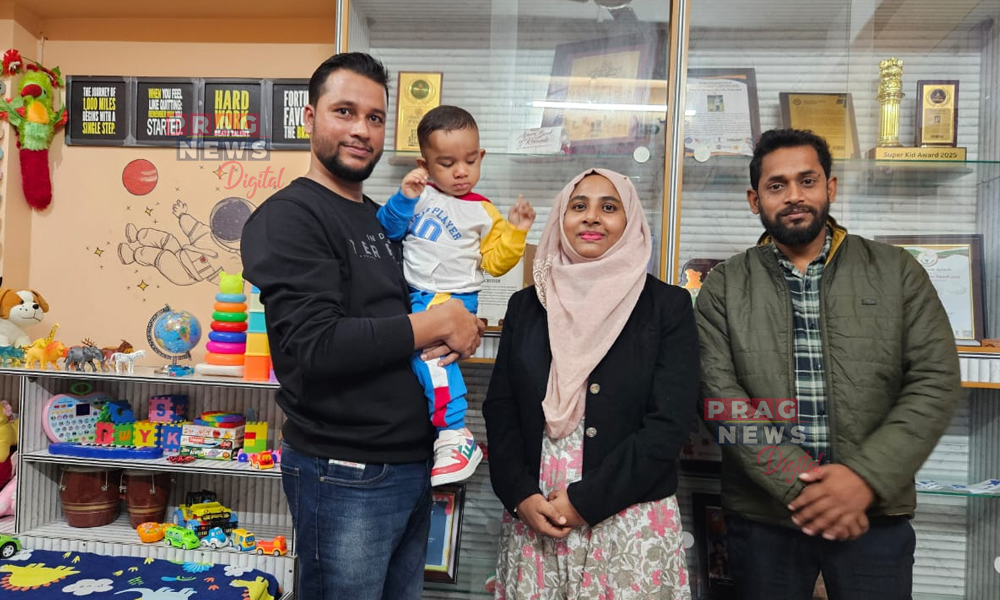 18-Month-Old Prodigy from Nagaon Enters the India Book of Records