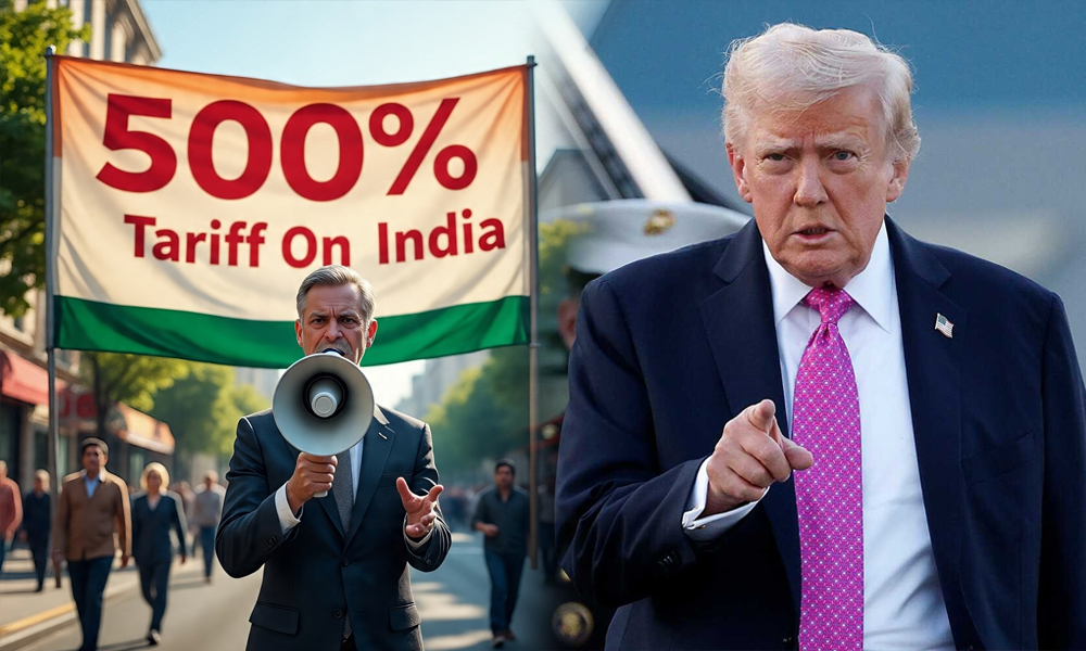 Bill Threatening 500% Tariff On India For Russia Oil