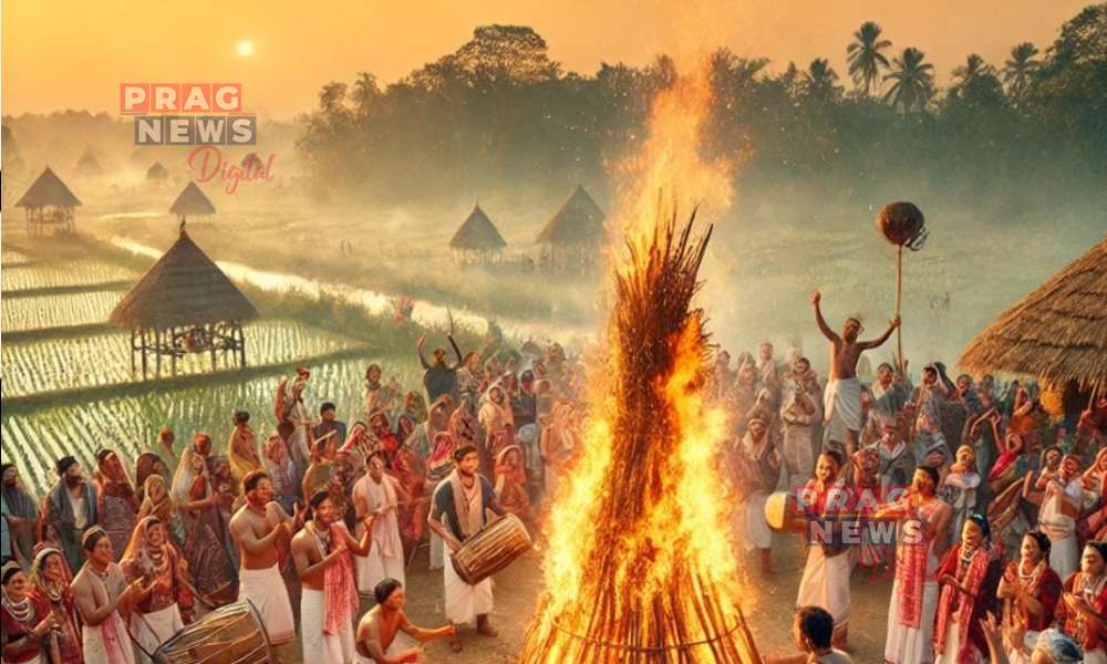 আজি ভোগালী বিহুৰ উৰুকা, ভোগৰ সামগ্ৰীৰে উভৈনদী বজাৰ