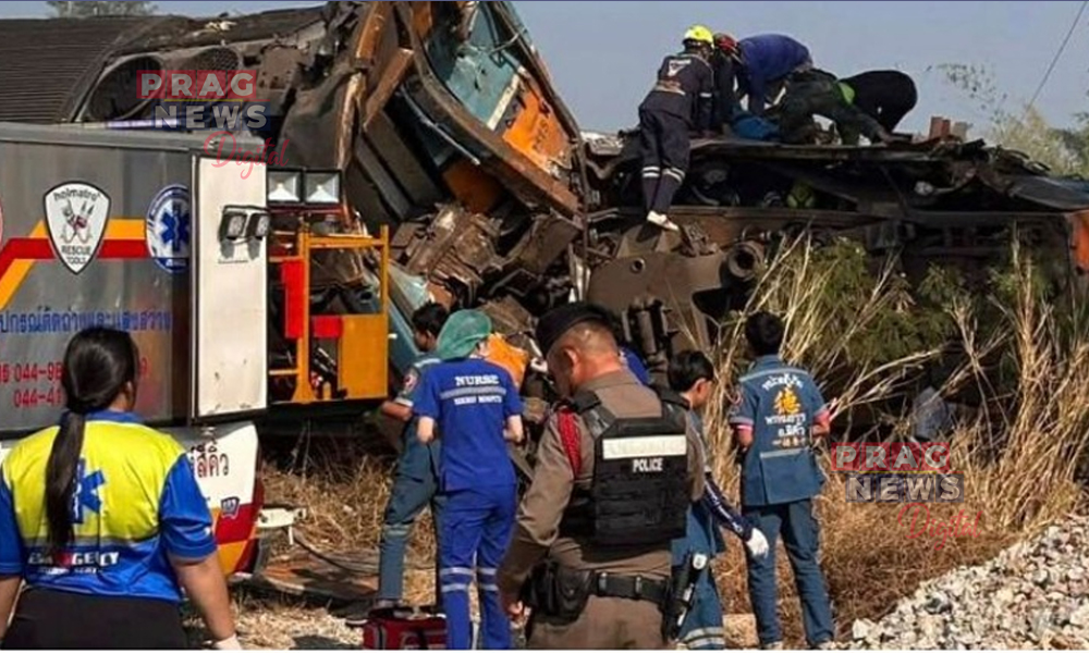 Crane Collapses on Moving Train in Thailand, At Least 22 Killed