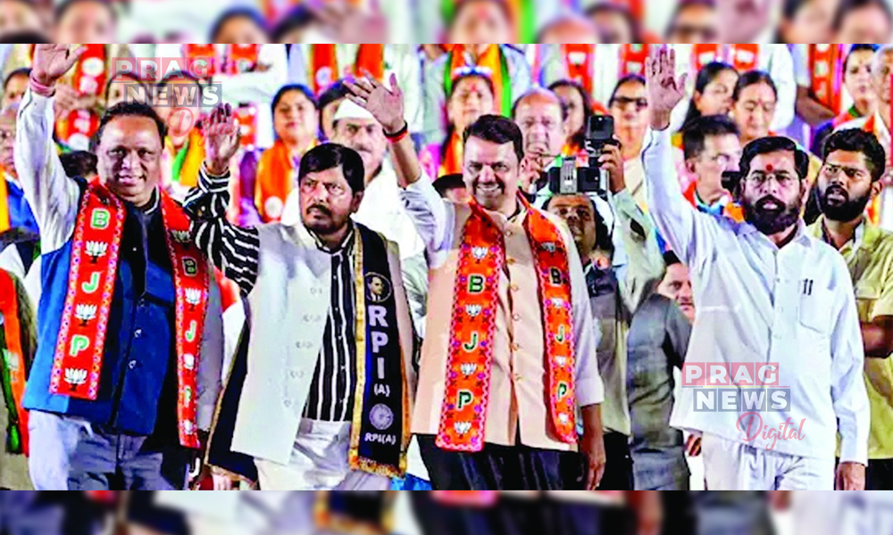 মহাৰাষ্ট্ৰৰ পৌৰ নিৰ্বাচনত বিজেপিৰ ছুনামি, শিৱ সেনাক উৎখাত কৰি প্ৰথমবাৰৰ বাবে মুম্বাই দখল গেৰুৱা দলৰ