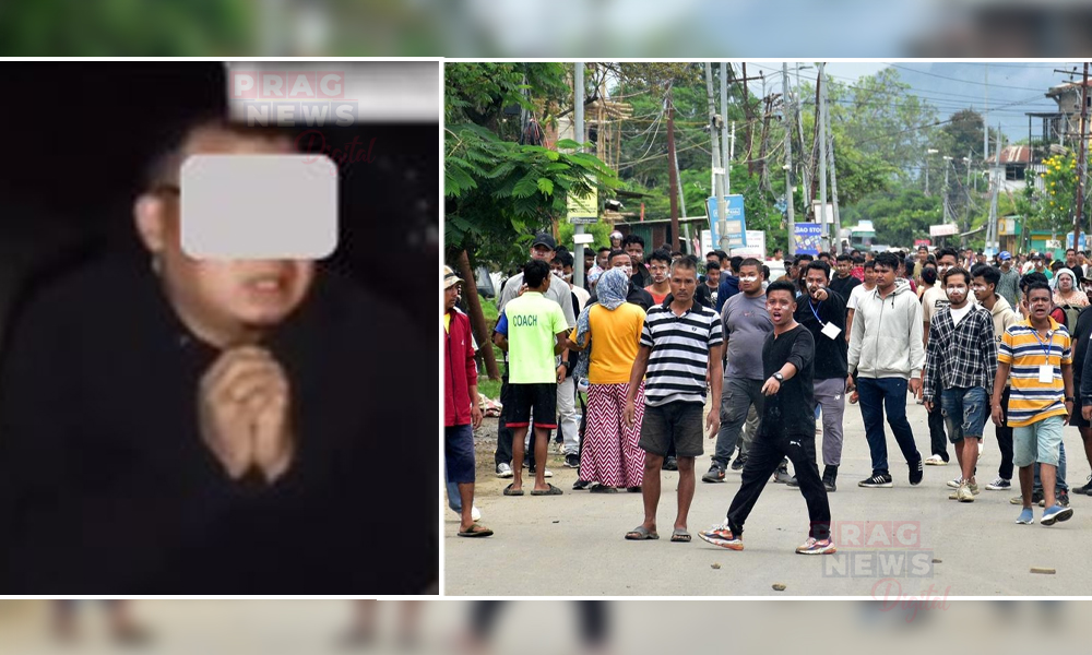 Manipur : Man Begs for Life Before Being Shot Dead; Protests Erupt, Road Blocked