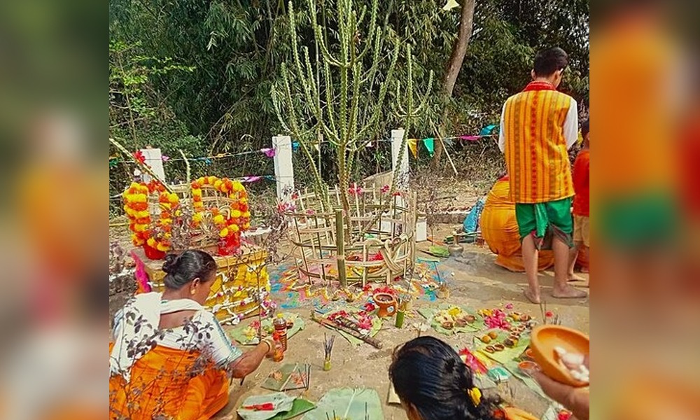 আজি বড়োসকলৰ পবিত্ৰ উৎসৱ বাথৌ পূজা; ইয়াৰ তাৎপৰ্য জানো আহক
