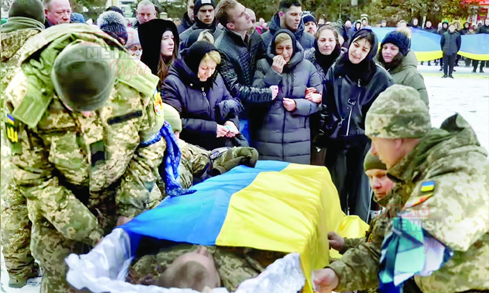 শীঘ্ৰেই ৰাছিয়া-ইউক্রেইনৰ হতাহতৰ সংখ্যা হ'ব ২০ লাখ, চাৰি বছৰৰ ভয়ংকৰ যুদ্ধৰ পৰিণতি
