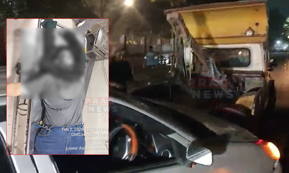 Young Woman Loses Life in Horrific Road Accident near Gauhati High Court