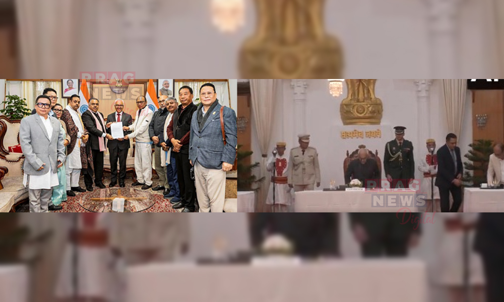 Yumnam Khemchand Singh Takes Oath As Manipur Chief Minister