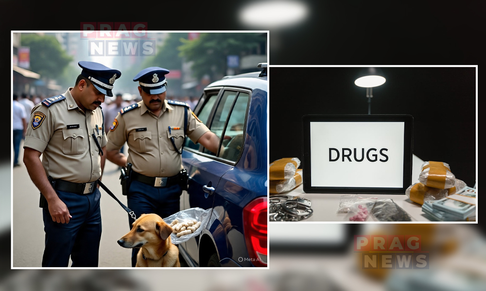 Major Drug Haul Seized in Guwahati’s Bharalumukh, Two Arrested