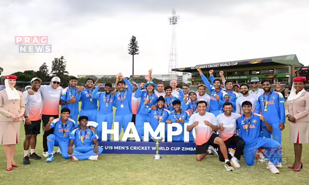 ১৯ বছৰ অনুৰ্ধ বিশ্বকাপ জয়: ভাৰতীয় যুৱ দললৈ ৭.৫ কোটি টকাৰ পুৰস্কাৰ ঘোষণা বি চি চি আইৰ