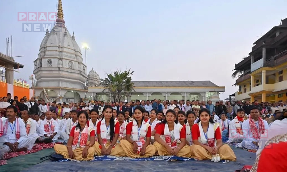 ৫ হাজাৰ শিল্পীৰ নাগাৰা নাম, মুখৰ নলবাৰীৰ হৰিমন্দিৰ