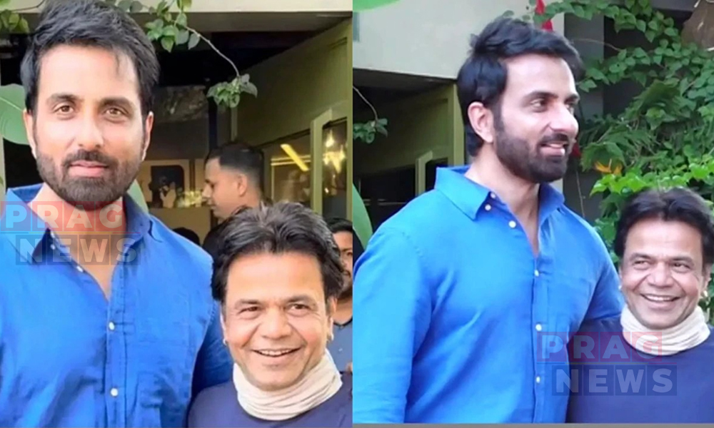 মুম্বাইত ছনু ছুদক সাক্ষাৎ ৰাজপাল যাদৱৰ: দুয়োকে একেলগে দেখি উৎফুল্লিত অনুৰাগী