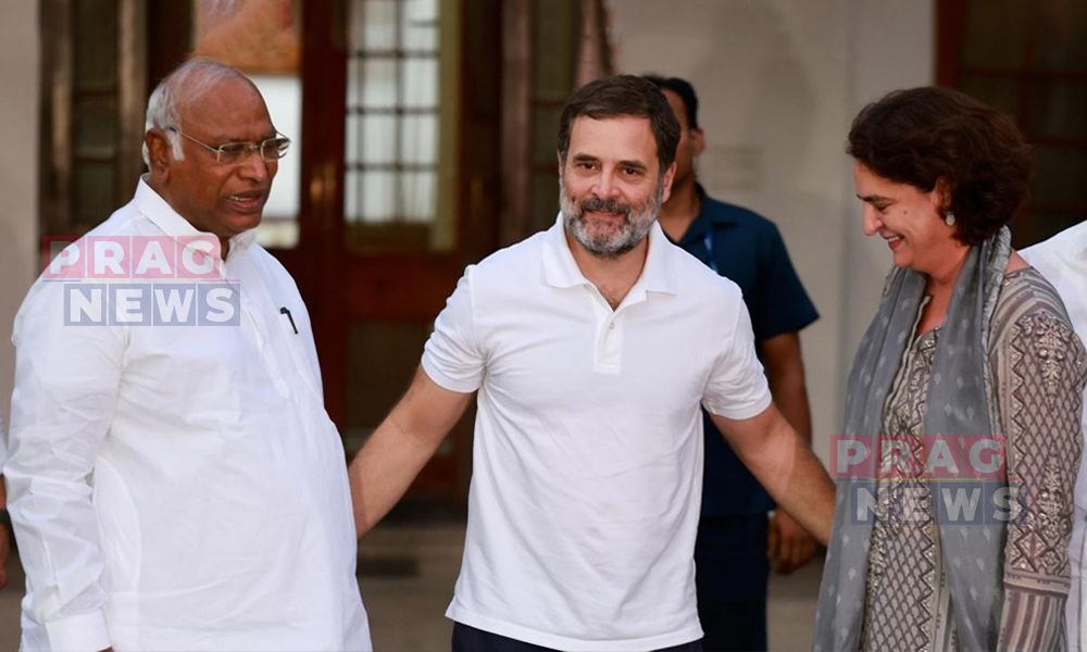 Mallikarjun Kharge, Rahul Gandhi and Priyanka Gandhi to Visit Assam Soon for Election Campaigning