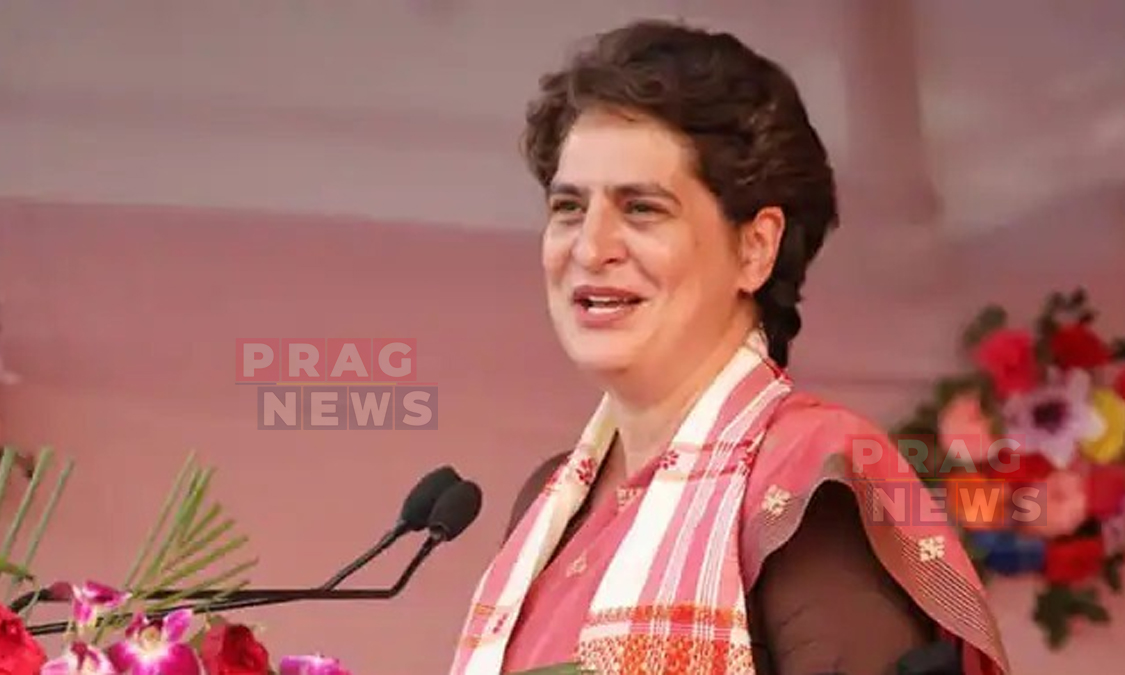 Priyanka Gandhi to Address Three Election Rallies in Assam on April 1
