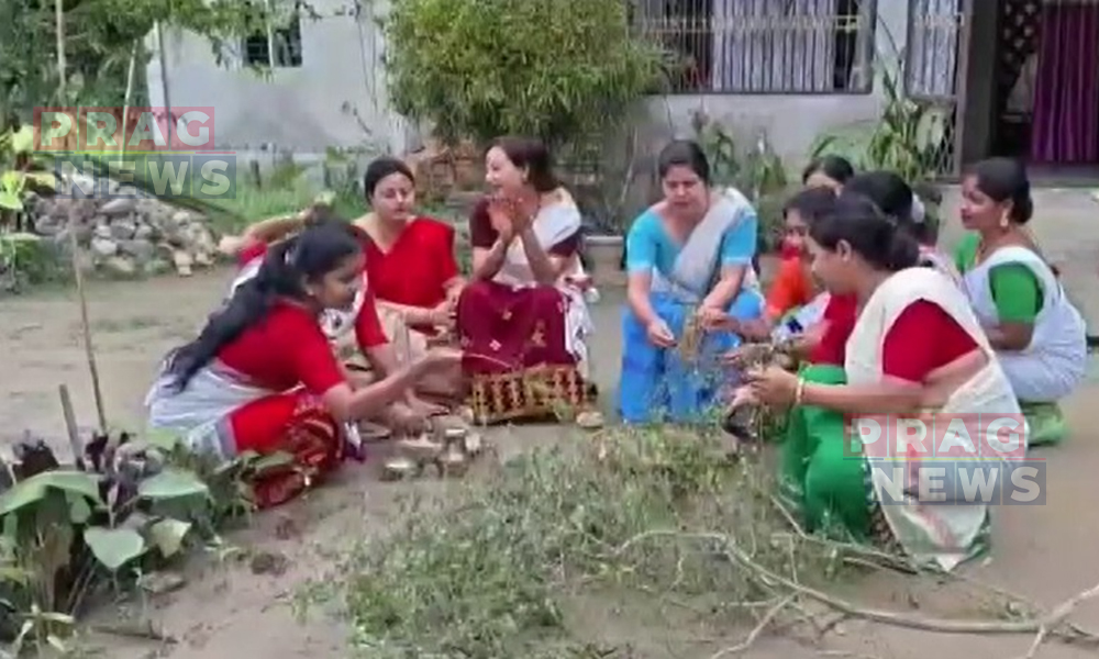 Women Across Assam Gear Up for Rongali Bihu with Festive Preparations and Traditions