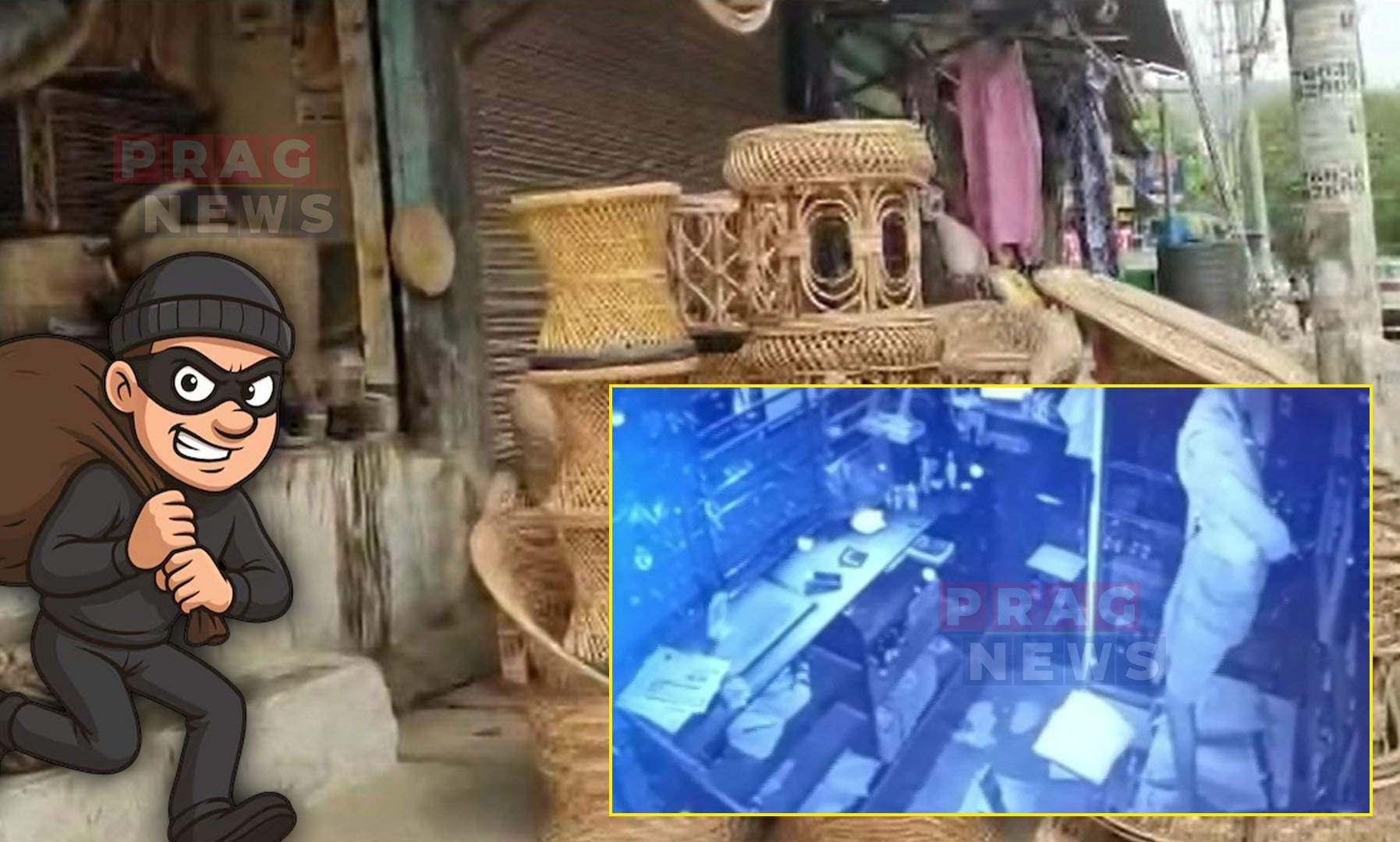 Theft Spree Hits Guwahati on Bohag Bihu Night, Three Shops Targeted in Borbari