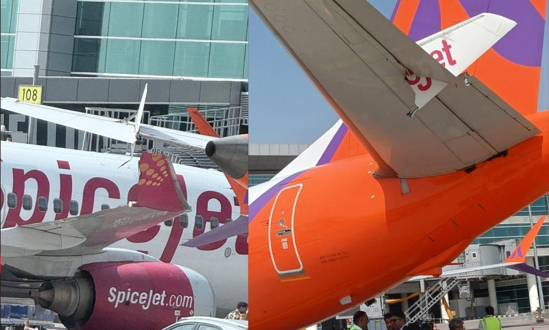 SpiceJet Aircraft Collides with Akasa Air Plane at Delhi Airport, Both Sustain Damage