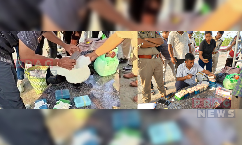 Narcotics Seized in Simoluguri: Drugs Found Concealed inside Large Doll