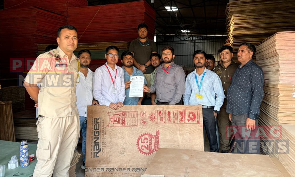 Bureau of Indian Standards (BIS) team raids uncertified products at trader’s premises in Manpara, Guwahati