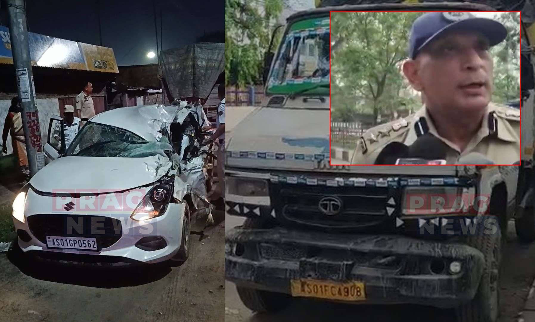 Guwahati Crash: 3 Young Women Killed After Speeding Car Rams Parked Truck in Mathgharia