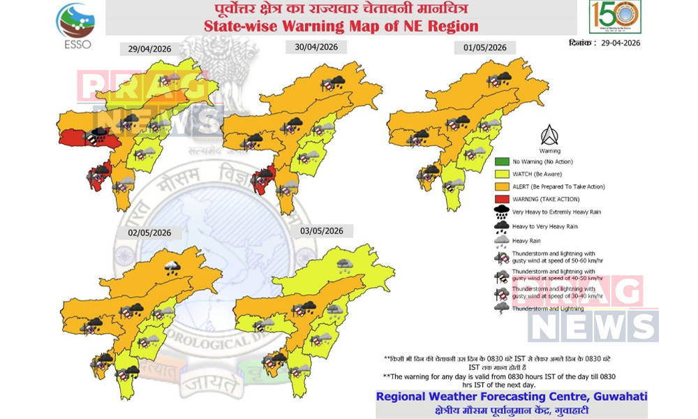 Red Alert Issued Across Northeast as Heavy Rain and Storms Loom