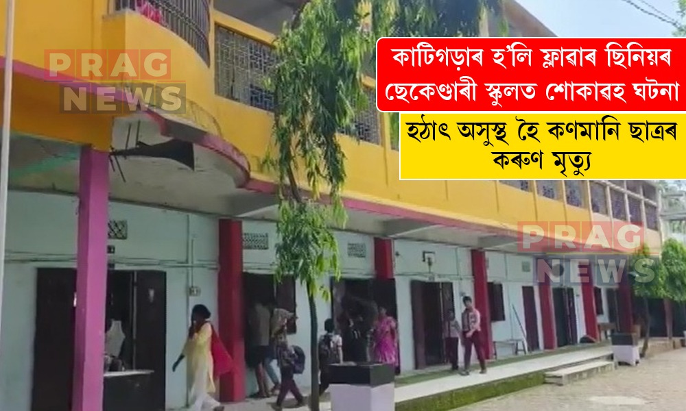 কাটিগড়াৰ হ’লি ফ্লাৱাৰ ছিনিয়ৰ ছেকেণ্ডাৰী স্কুলত হঠাৎ অসুস্থ হৈ কণমানি ছাত্ৰৰ কৰুণ মৃত্যু