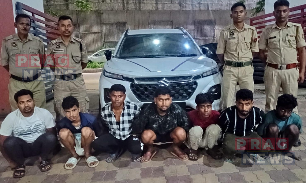 Basistha Police Arrests Notorious Dacoit Gang: Seizes Unregistered Four-Wheeler