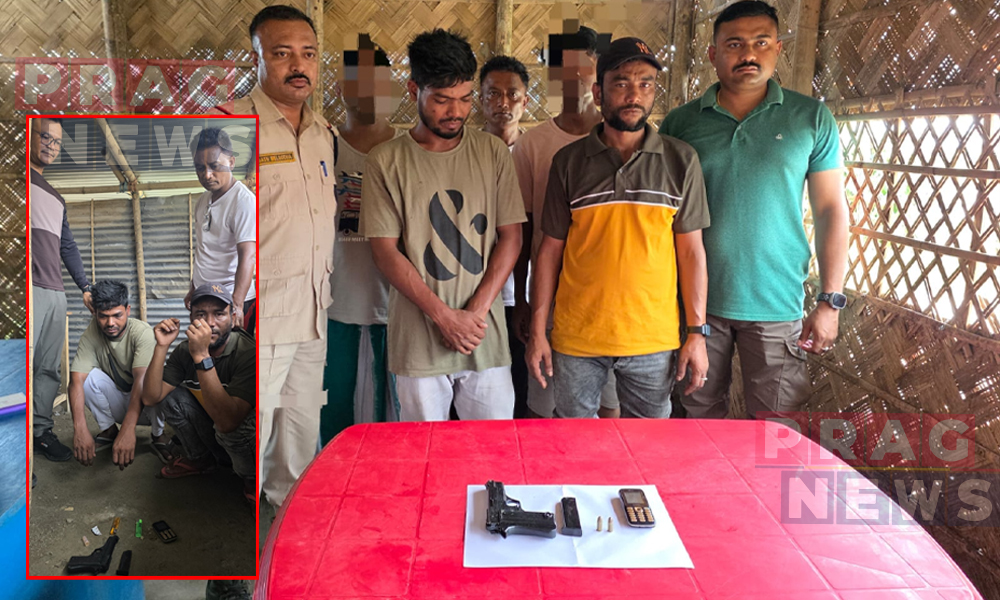 Two Armed Dacoits Apprehended by Rupahihat Police: Pistol and Ammunition Recovered