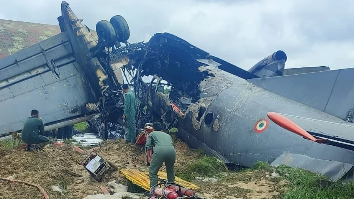 Tragedy in Jorhat: Indian Air Force Plane Crash Claims Five Lives