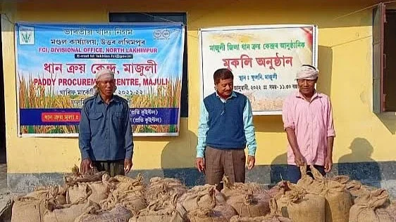 অসমত ধান ক্ৰয় অভিযানৰ বৃহৎ সফলতা: ৬ লাখ মেট্ৰিক টনতকৈ অধিক ধান সংগ্ৰহ, লক্ষ্যৰ ৮৩% অতিক্ৰম