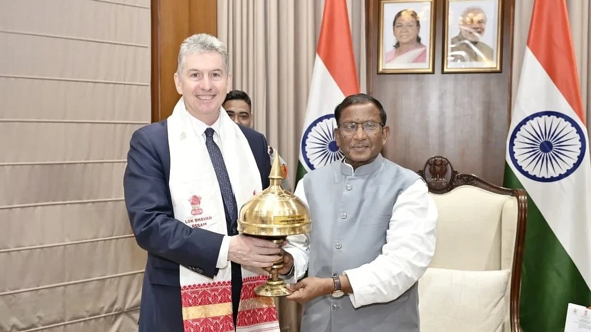 Assam Governor, Australian High Commissioner Discuss Strengthening Bilateral Ties in Guwahati