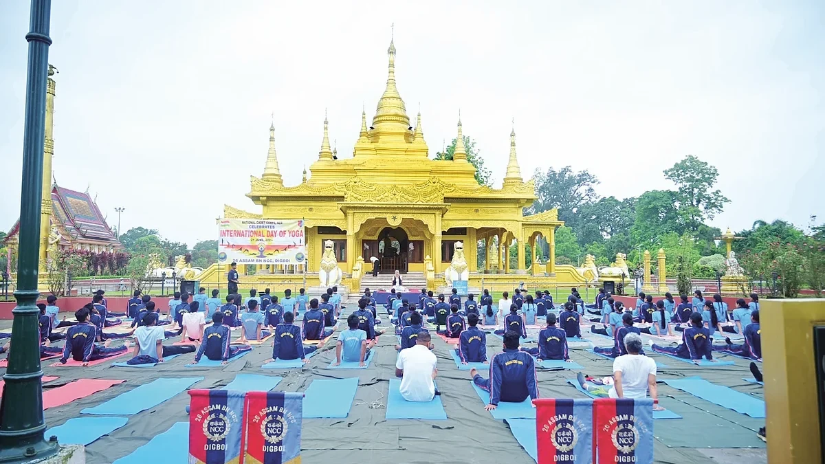অৰুণাচলৰ সোণালী পেগোডাত অসম এন.চি.চি.ৰ ৰাষ্ট্ৰীয় সংহতিৰ কাৰ্যসূচী