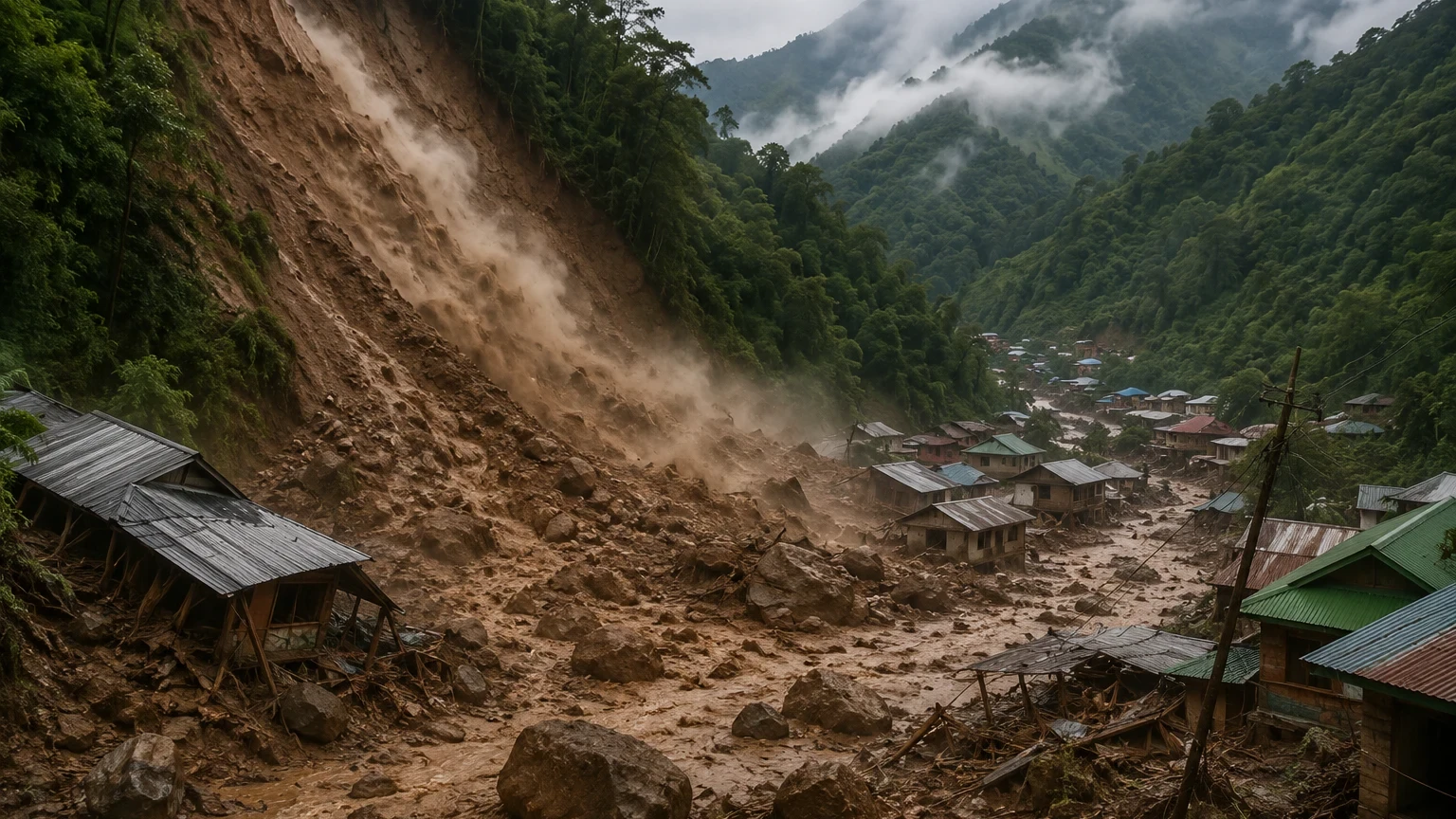 Crucial Assam-Arunachal Connectivity Snapped by Landslides on NH 315