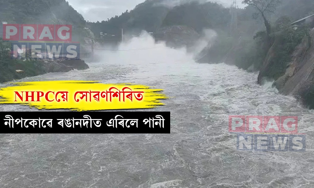 NHPCয়ে সোৱণশিৰিত, নীপকোৱে ৰঙানদীত এৰিলে পানী