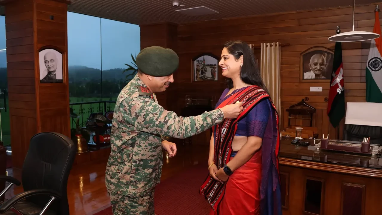 Dr. Sonika Dagar Honoured with DG Assam Rifles Commendation for Exceptional Family Welfare Work