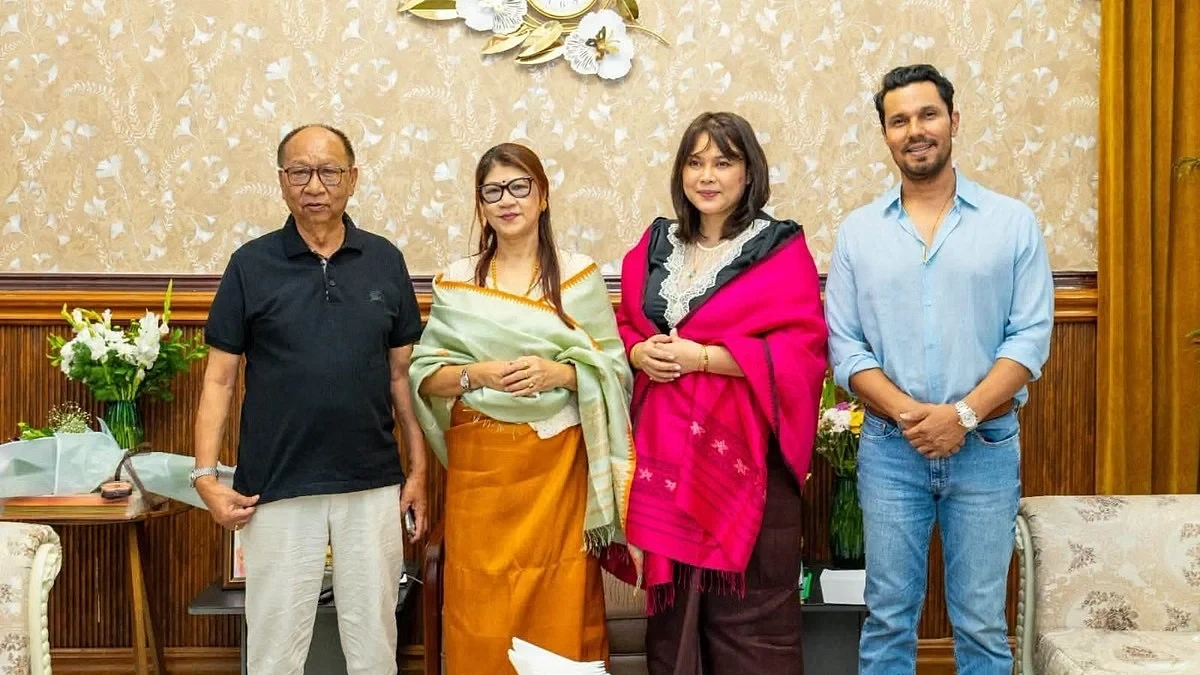 Actor Randeep Hooda Meets Manipur Chief Minister to Promote Peace