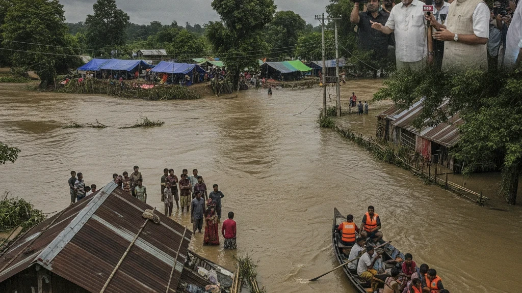 অসমত বানৰ ভয়াৱহতা: মৃতকৰ সংখ্যা ৪৭লৈ বৃদ্ধি, ৭০-৮০ জন এতিয়াও সন্ধানহীন