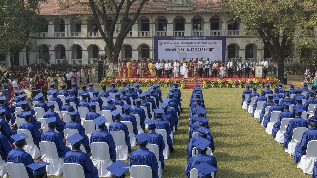 KKHSOU Awards Degrees to 700 Graduates in Mangaldai Ceremony