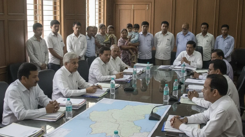 অসমৰ বান: মৃতকৰ সংখ্যা ৬৬লৈ বৃদ্ধি, বিজেপিৰ ১২ কোটি টকাৰ বস্ত্ৰ সাহায্যৰ প্ৰতিশ্ৰুতি