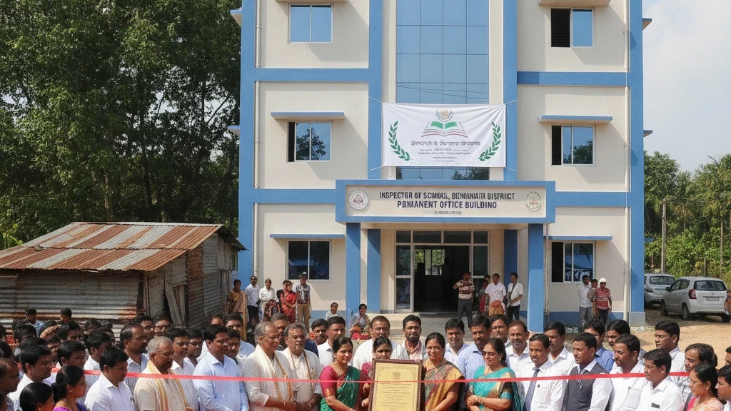 বিশ্বনাথত বিদ্যালয়সমূহৰ পৰিদৰ্শকৰ নতুন স্থায়ী কাৰ্যালয় উদ্বোধন