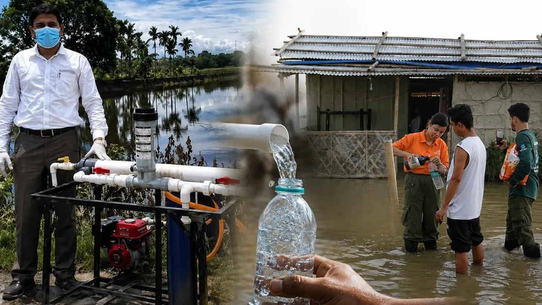 ত্ৰিপুৰাৰ ষ্টাৰ্টআপৰ পদক্ষেপ: অসমৰ বানাক্ৰান্ত ৩০টা পৰিয়াললৈ ২০০০ লিটাৰ বিশুদ্ধ পানী যোগান