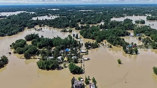 Persistent Flooding Paralyses Education in Mahuramukh, Several Schools Submerged
