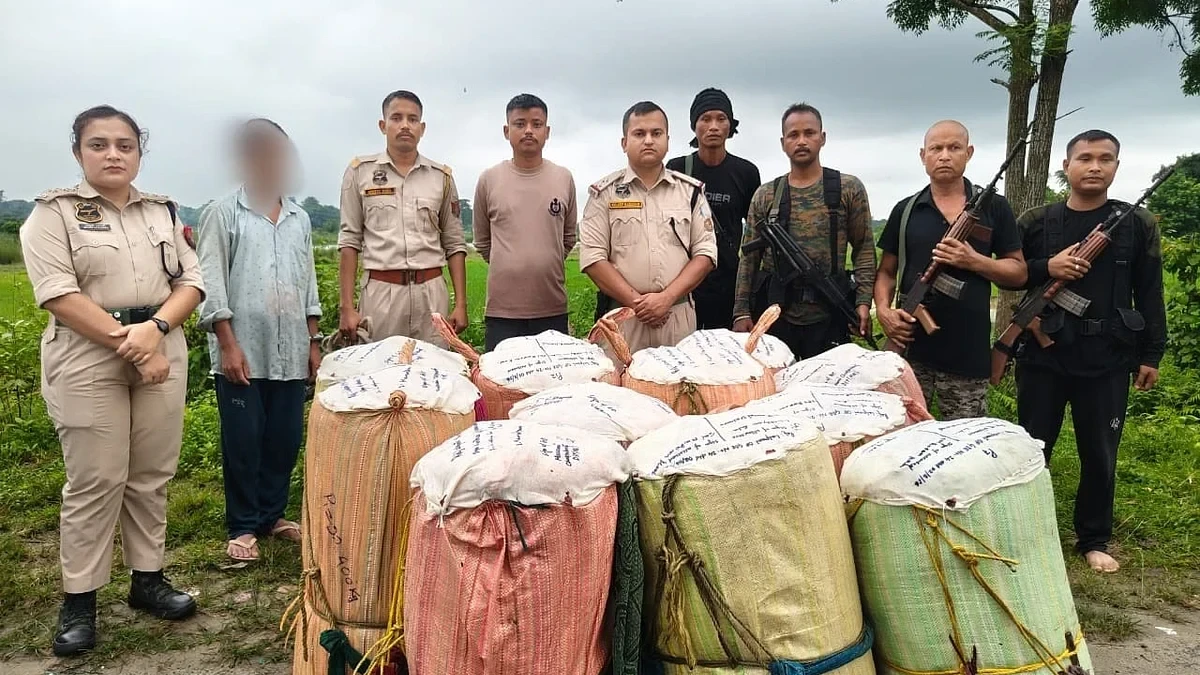 ওদালগুৰি আৰক্ষীৰ বৃহৎ সাফল্য: ১.৭২ কোটি টকাৰ গাঞ্জা জব্দ, এজন গ্ৰেপ্তাৰ