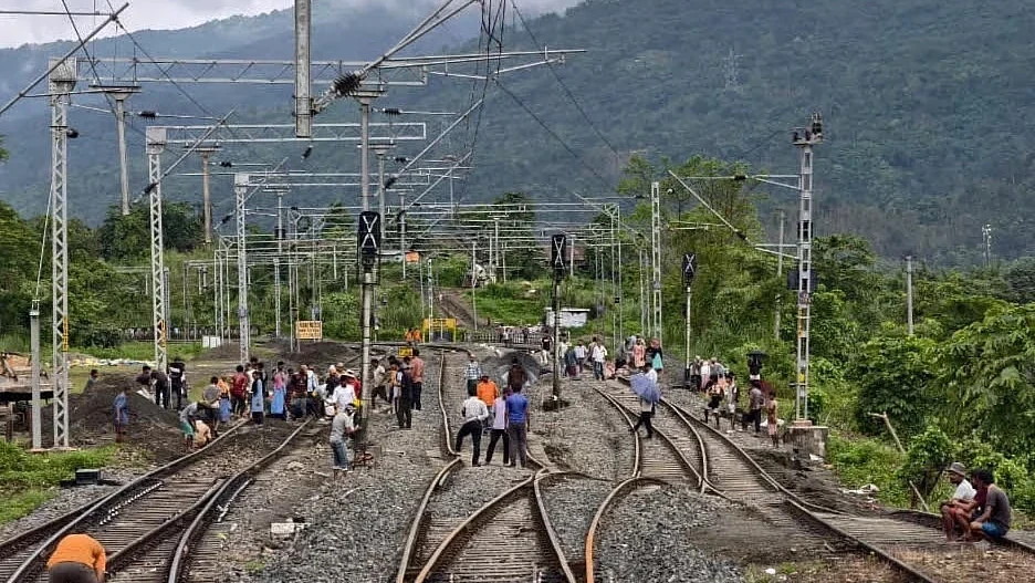 Persistent Track Instability at New Harangajao Snarls Rail Traffic in Assam's Lumding-Badarpur Section