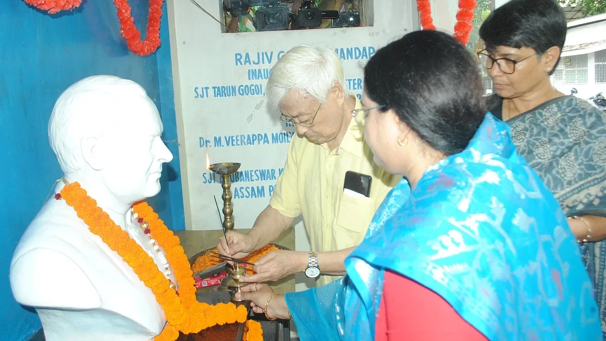 Assam Congress Observes Rajiv Gandhi's 82nd Birth Anniversary with Tributes in Guwahati