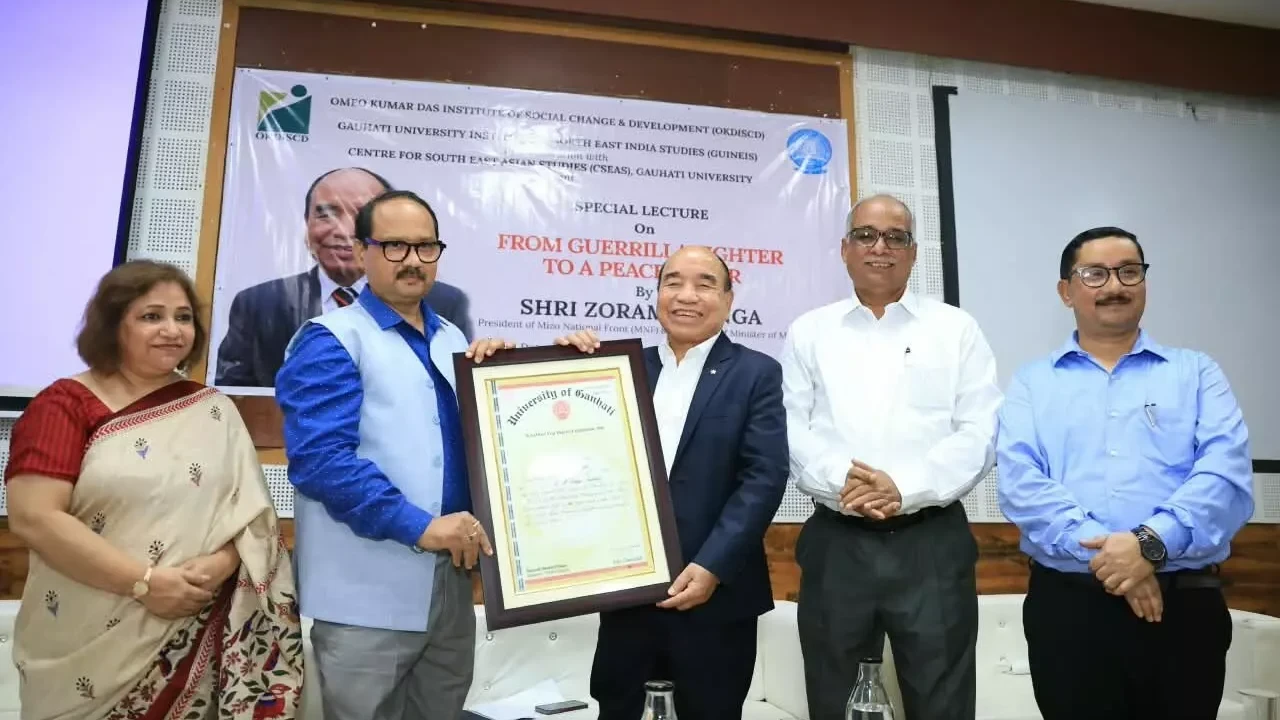 A Six-Decade Wait Concludes: Former Mizoram CM Zoramthanga Receives Gauhati University Degree