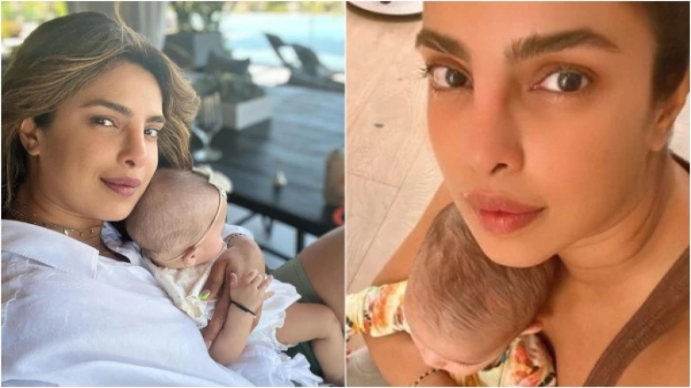Priyanka Chopra shares her daughter's photo without a mask; view the photo here