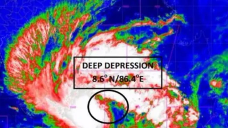 IMD's latest forecast on Cyclone 'Mandous': Deep depression over the Bay of Bengal