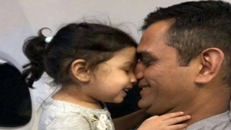 Former Indian Captain MS Dhoni Welcomes New Year With Daughter Ziva in Dubai, Video Goes Viral